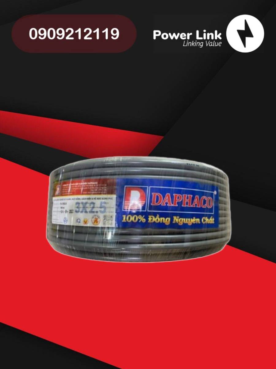 Dây xám mềm Fa 3x2.5mm