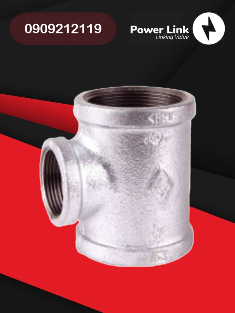 Co khí sắt 3 ngã  ( co sắt T răng trong phi 13mm)